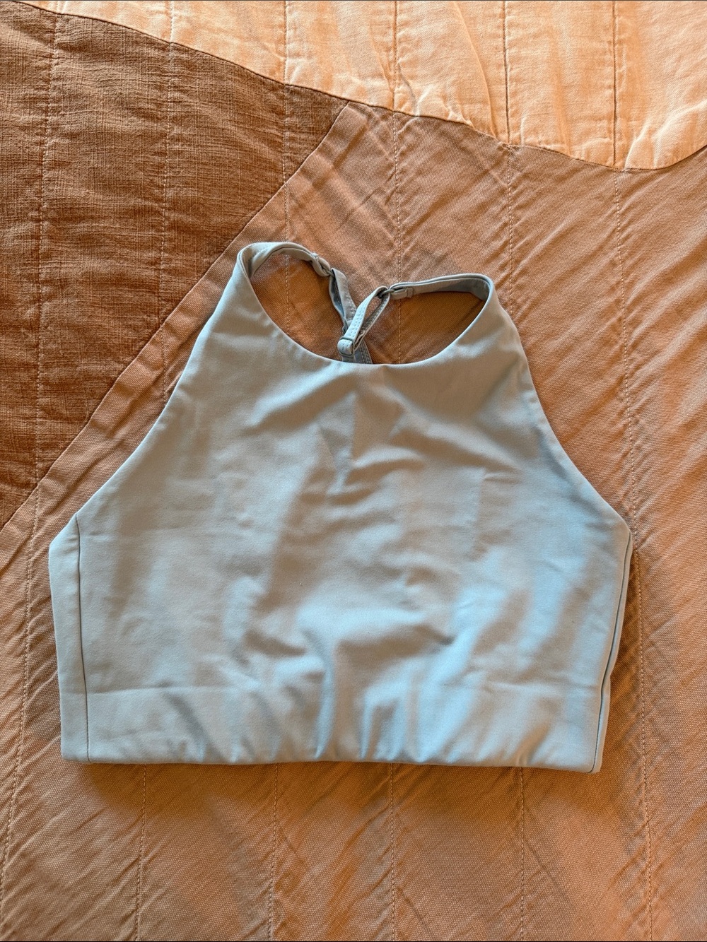 Women's Hi Light Blue yoga top